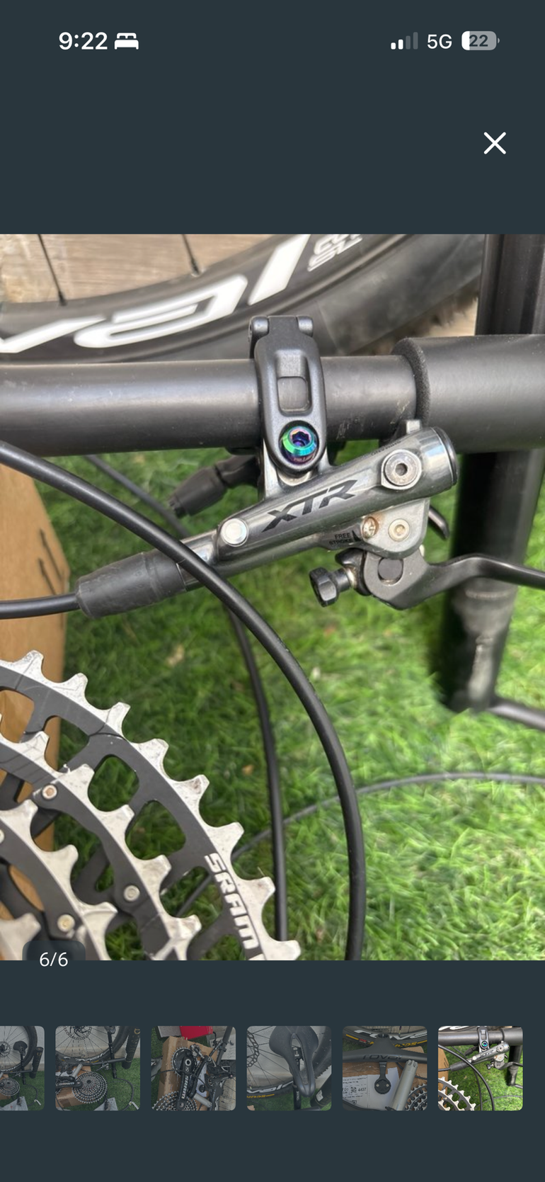 Used Sram XX SL Groupset bike — image 5 of 7