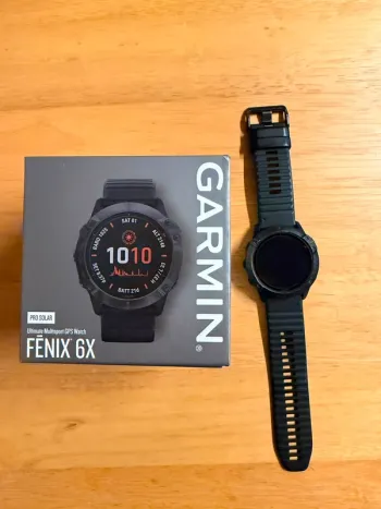 Tweedehands Garmin Fenix 6X Pro Solar bike