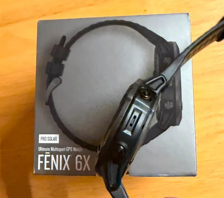 Tweedehands Garmin Fenix 6X Pro Solar bike — afbeelding 3 van 6