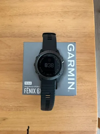 Tweedehands Garmin Fenix 6X Pro Solar bike — afbeelding 2 van 6
