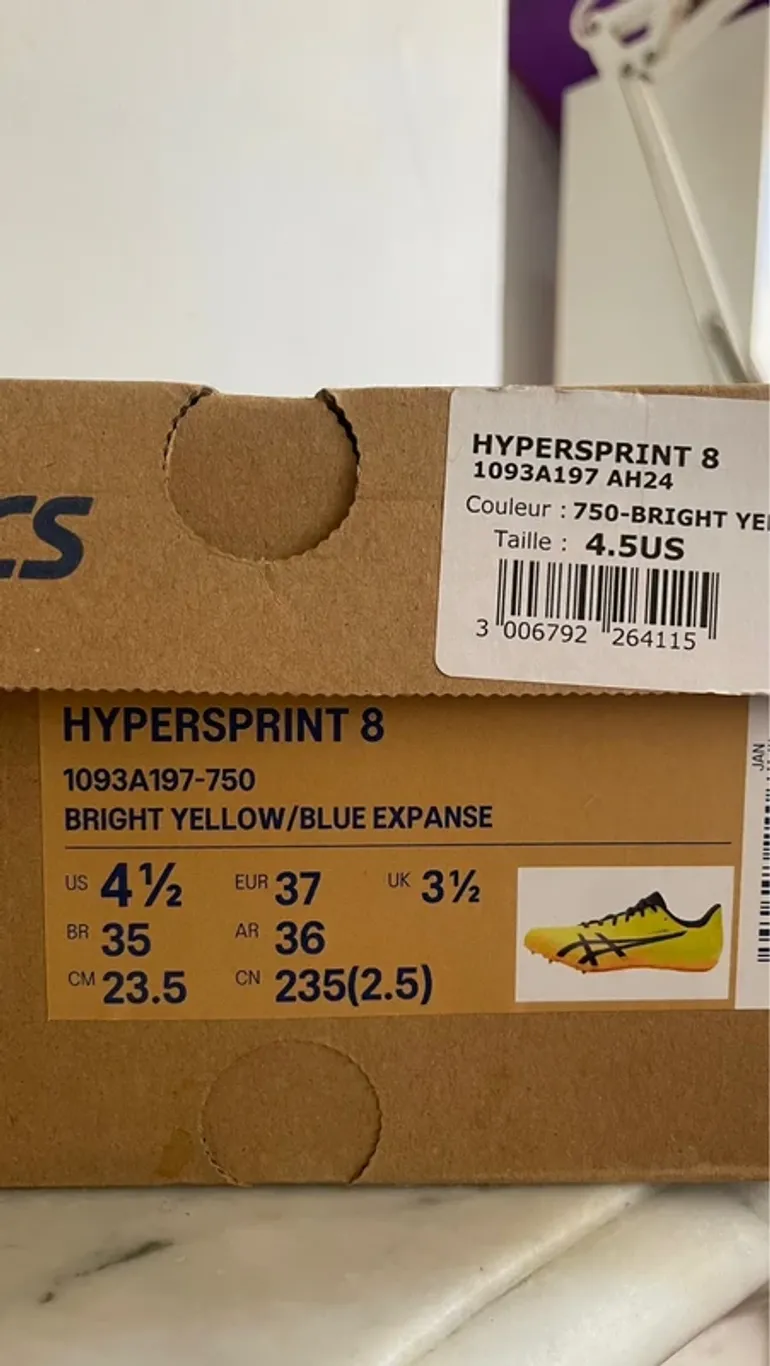 Brugt Asics Pointe d’athlétisme bike — billede 4 af 4