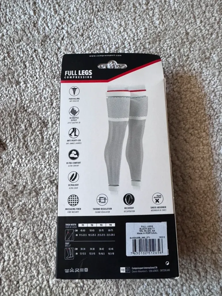 Compressport Full Legs bike usato — immagine 2 di 4