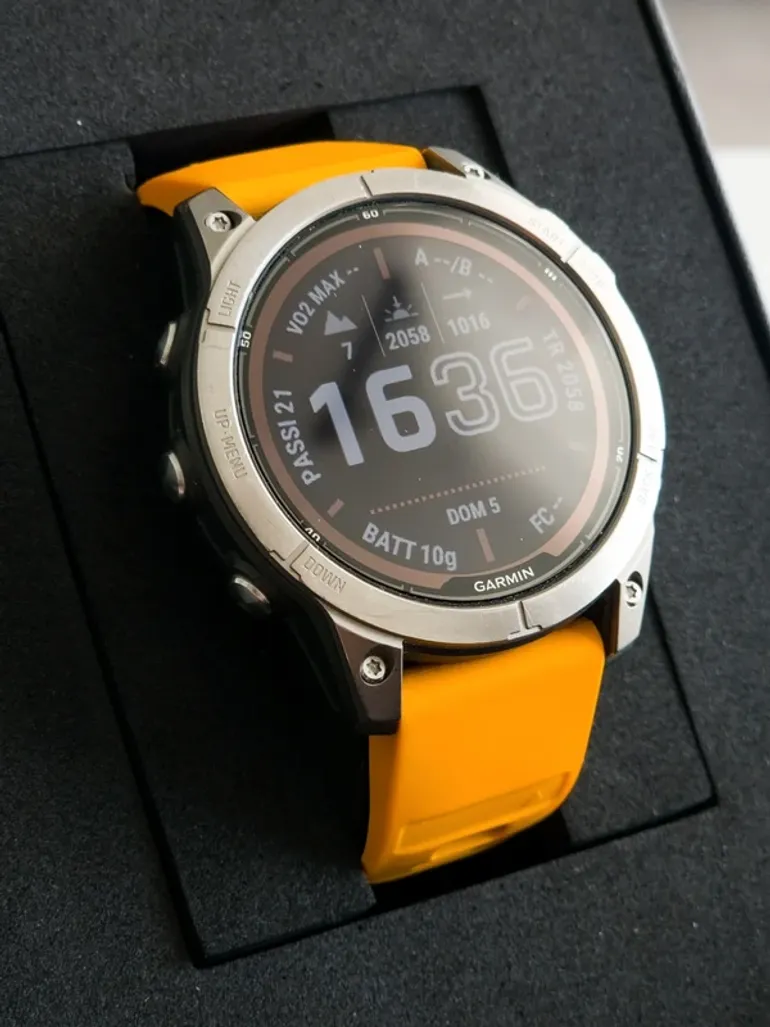Used Garmin Fenix 7 PRO Sapphire Solar 47 mm bike — image 2 of 7
