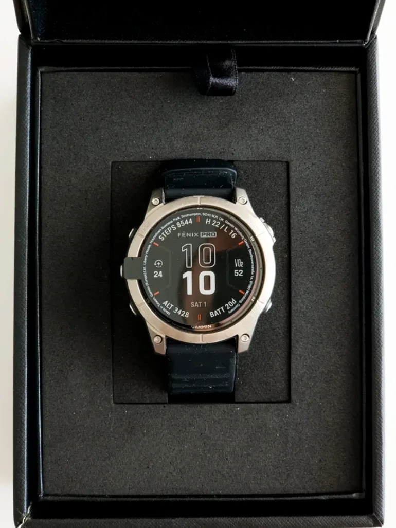 Used Garmin Fenix 7 PRO Sapphire Solar 47 mm bike — image 5 of 7