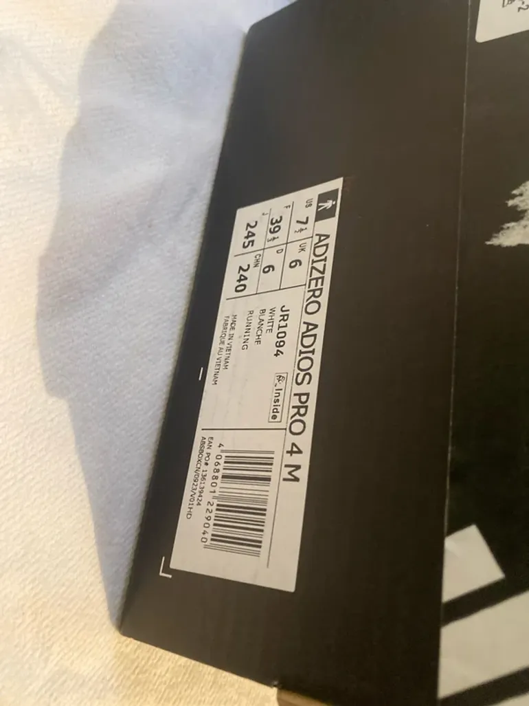 Used Adidas adizero adios pro 4 bike — image 9 of 9