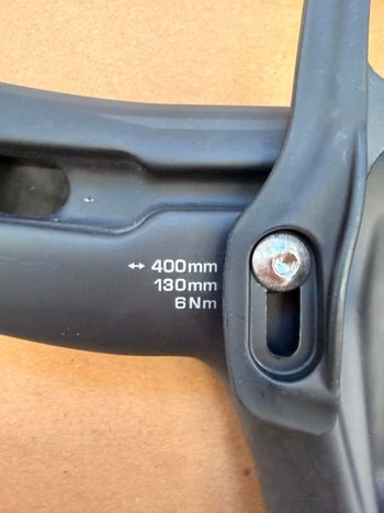 Brugt Vision metron 5d 130x40 bike — billede 7 af 9