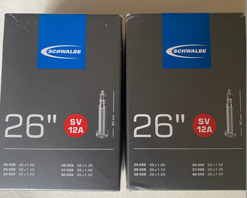 Used SCHWALBE - Lot de 2 CHAMBRES 26" - VTT Tyres & Tubes