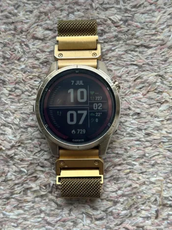 Použité Garmin Fenix 7s pro Sapphire Solar bike — obrázek 8 z 10