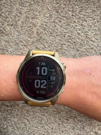 Použité Garmin Fenix 7s pro Sapphire Solar bike — obrázek 10 z 10