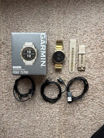 Použité Garmin Fenix 7s pro Sapphire Solar bike — obrázek 9 z 10