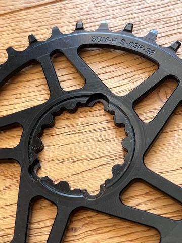 Brugt Wolf Tooth Drop-Stop B Chainring SRAM Direct Mount bike — billede 8 af 8