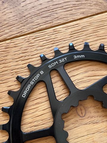 Brugt Wolf Tooth Drop-Stop B Chainring SRAM Direct Mount bike — billede 3 af 8