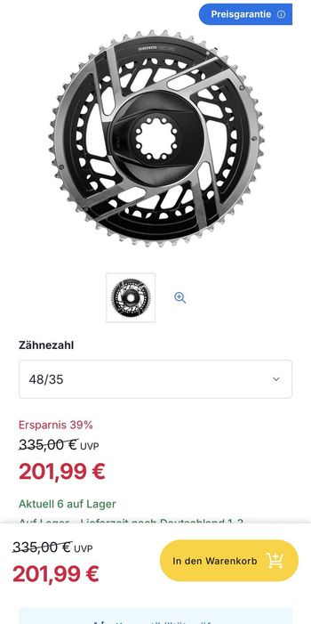 Used Sram Red E1 Direct Mount Chainring 2025 bike — image 6 of 6