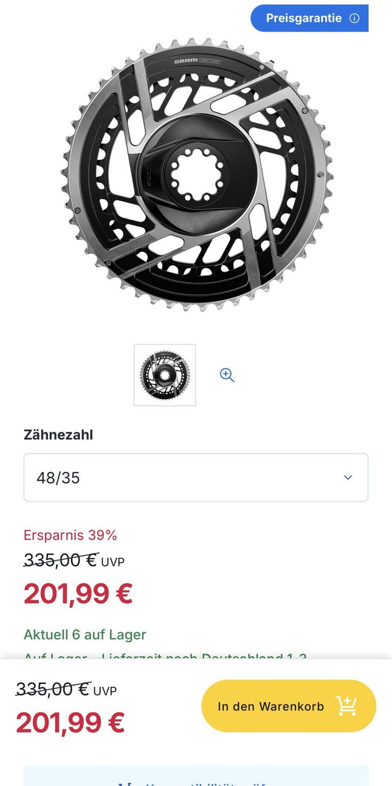 Used Sram Red E1 Direct Mount Chainring 2025 bike — image 6 of 6