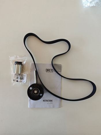 Used Elite Direto Belt and Shimano Freehub Body bike