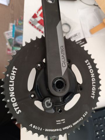 Brugt Sram Quarq DZero DUB Double Crankset Drivetrain & Pedals