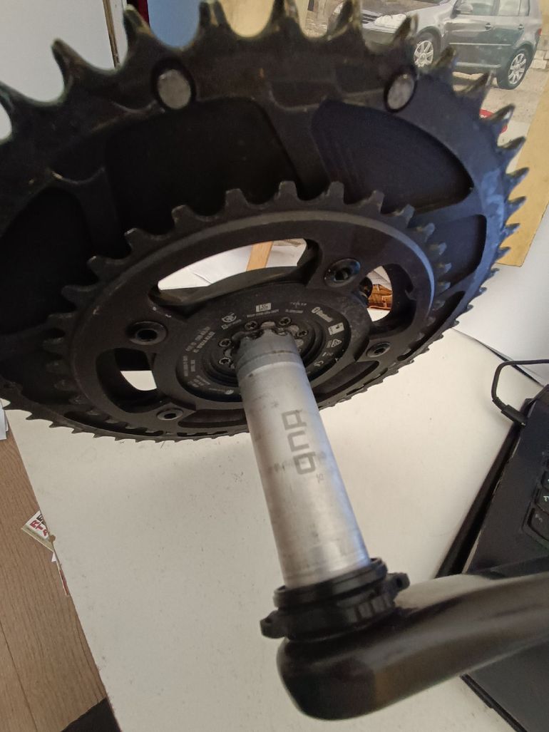 Brugt Sram Quarq DZero DUB Double Crankset bike — billede 4 af 4