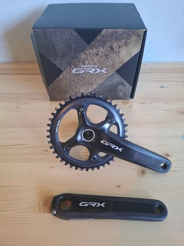 Tweedehands Shimano GRX RX600 11s Crankset 42 dents 2026 Drivetrain & Pedals