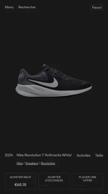 Used Nike Revolution 7 bike — image 6 of 6