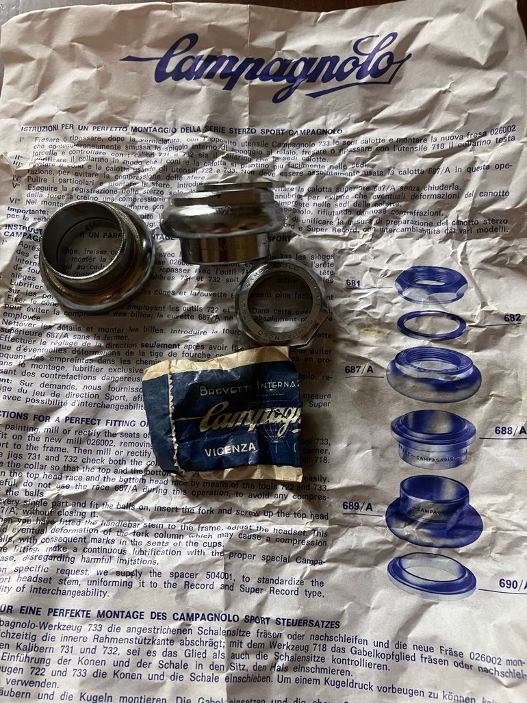 Brugt Campagnolo Sport 1” Headset bike — billede 3 af 3