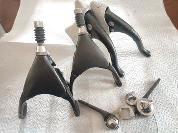Brugt Campagnolo Croce d'Aune Graphite Century Groupset Brakes