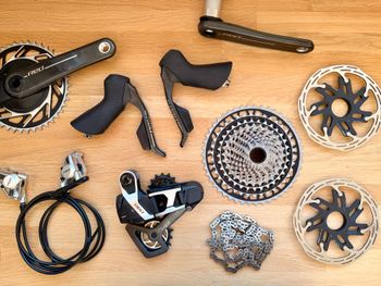 Käytetty Sram Red E1 XPLR Powermeter 1x13 groupset, NEW 2026 bike