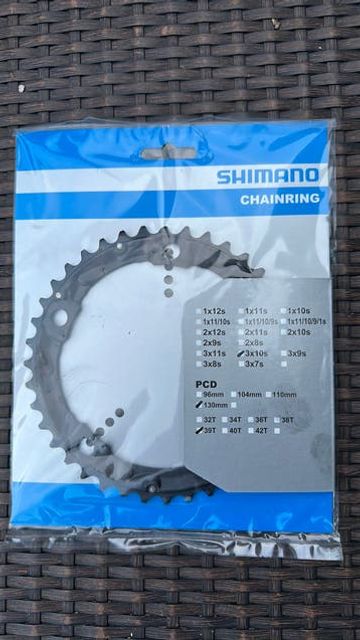 Używany Shimano 39T Chainring bike — zdjęcie 1 z 2