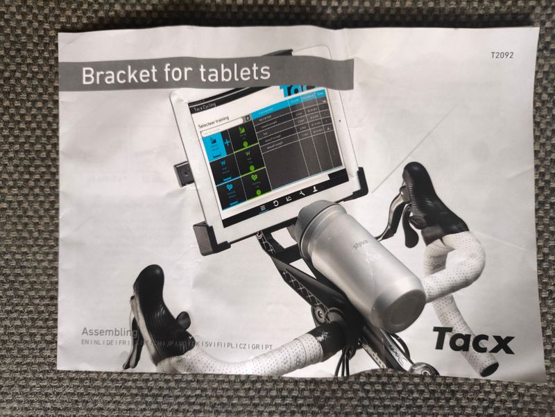 Used Tacx Handle Bar Bracket for Tablets T2092 Cycling Accessories