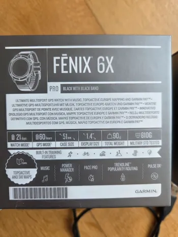 Used Garmin Fenix 6X PRO bike — image 4 of 5