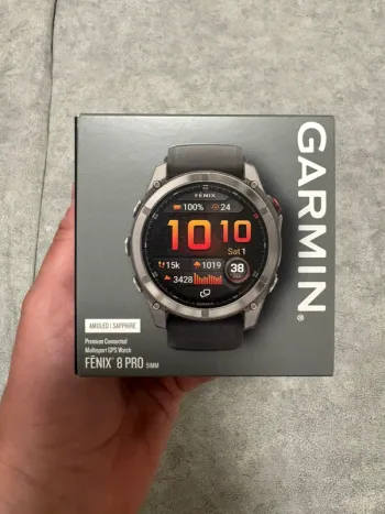 Used Garmin Fenix 8x pro lte 2026 bike
