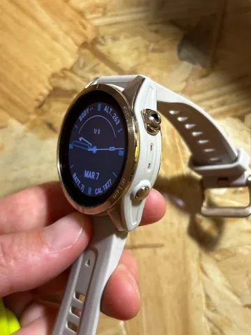 Used Garmin Fenix 7S Sapphire Solar bike — image 3 of 6
