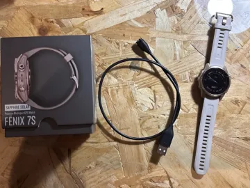 Used Garmin Fenix 7S Sapphire Solar bike — image 6 of 6
