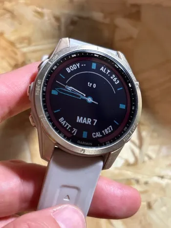 Brugt Garmin Fenix 7S Sapphire Solar bike — billede 5 af 6