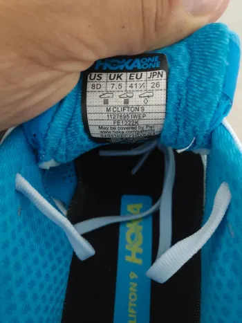 Hoka Clifton 9 bike usato — immagine 5 di 6