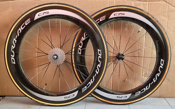 Tweedehands Shimano Dura-Ace C75 Wheelset Wheels