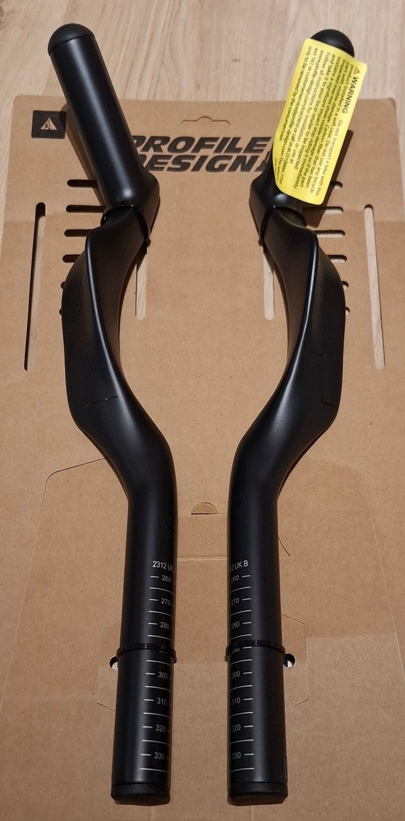 Używany Profile Design 43 ASC Carbon Extensions 340mm Cockpit