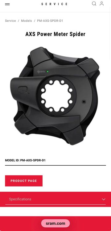 Używany Sram Spider Axs 107 BCD 2026 bike — zdjęcie 8 z 9
