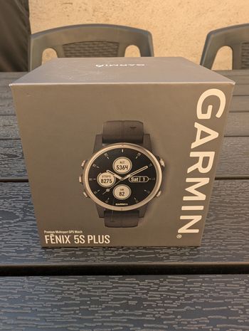Used Garmin Fenix 5s Plus GPS Watch 2019 bike