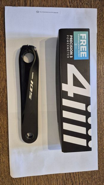 Käytetty Shimano 4iiii 7100 Crank bike