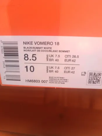 Used Nike Vomero 18 bike — image 4 of 4