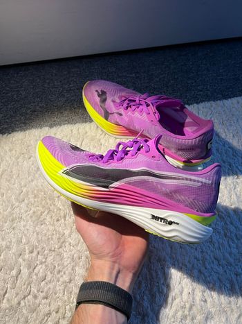Brugt Puma Deviate Nitro Elite 3 EUR 42, 5 running shoes futócipő 2024 bike