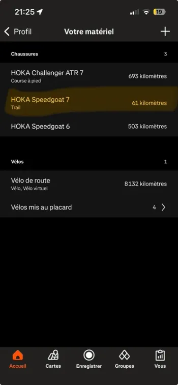 Gebrauchtes Hoka Speedgoat 7 bike — Bild 8 von 8
