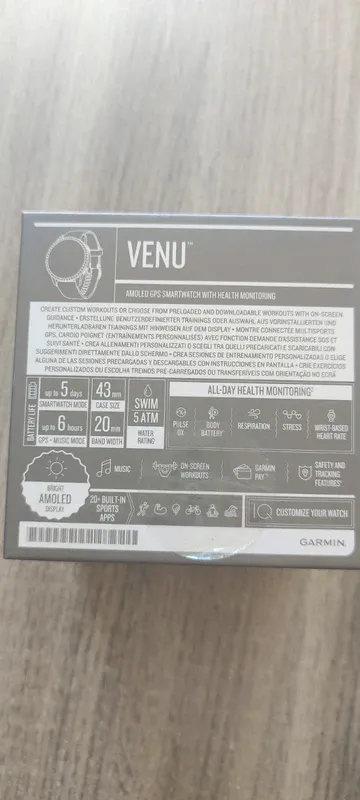 Garmin Venu bike d'occasion — image 4 sur 4