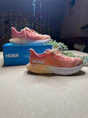 Orange Hoka Arahi 7 bike d'occasion — image 5 sur 15