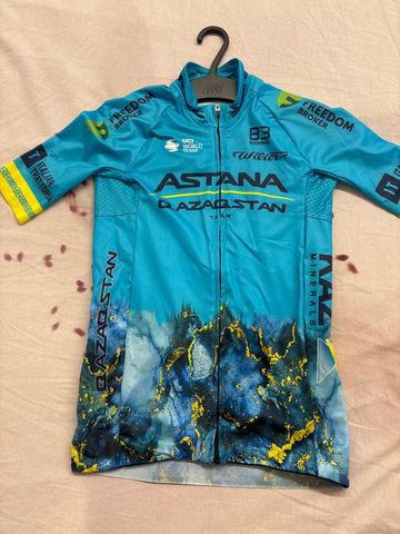 Brugt Biemme Astana Vinokourov Jersey Cycling Clothing