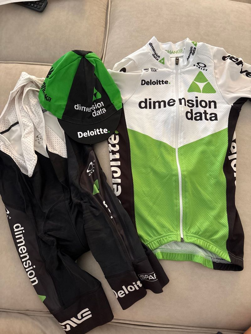 Used Oakley Dimension Data Cycling Kit Cycling Clothing