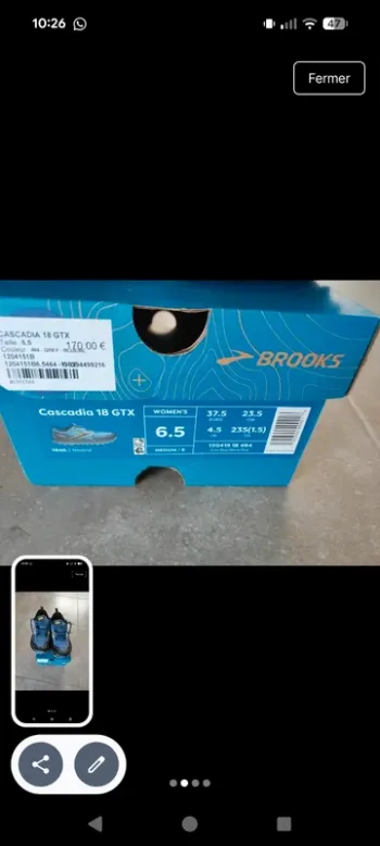 Gebrauchtes Brooks Cascadia 18 Gore Tex bike — Bild 4 von 4