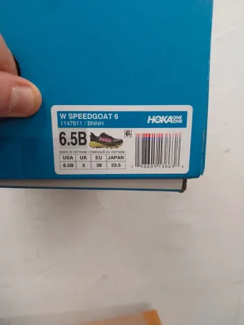 Hoka donna nuova taglia us 6.5 eur 38 bike usato — immagine 7 di 8