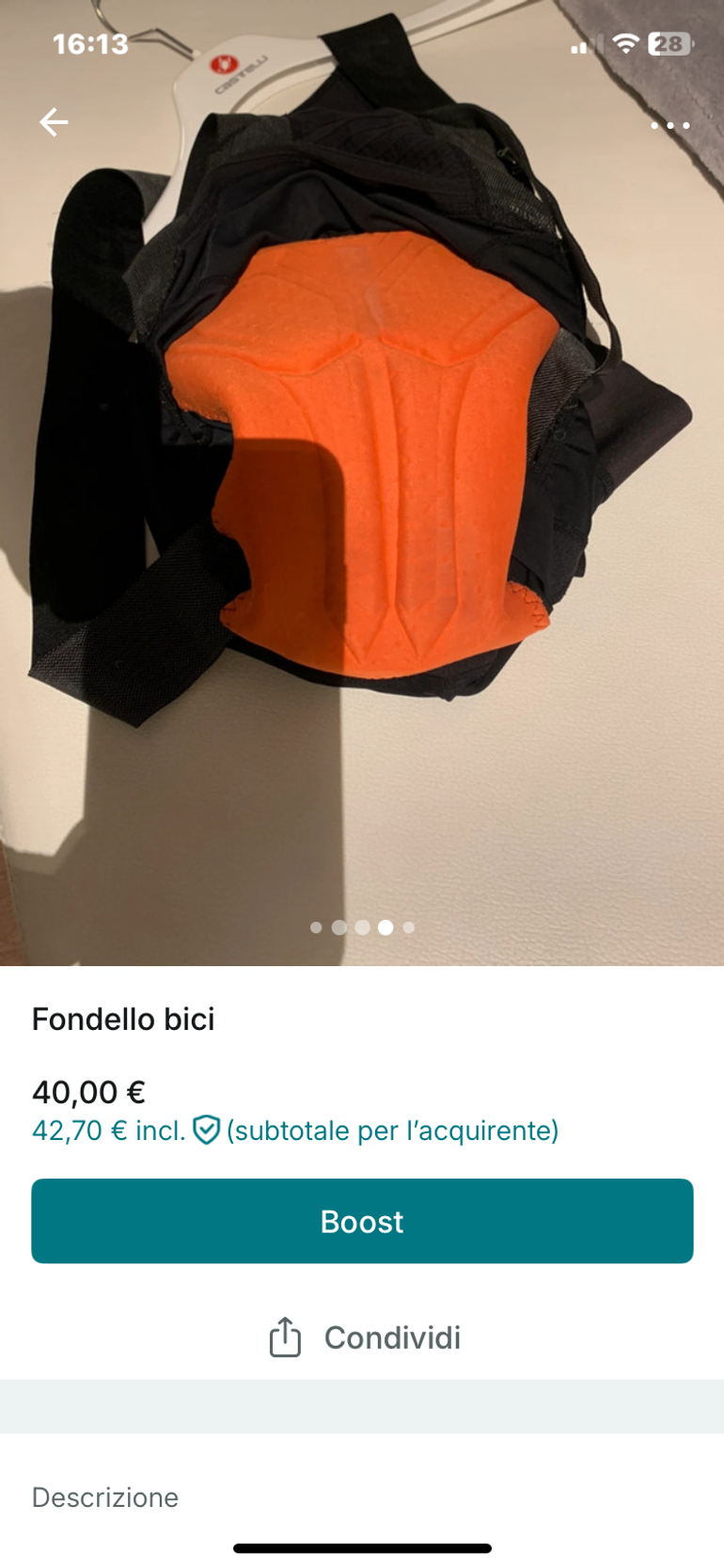 Brugt UYN Road Cycling Shorts 2022 bike — billede 4 af 5
