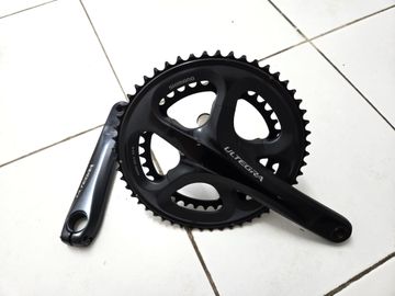 Gebrauchtes Shimano Ultegra FC-67006703/6750 53/39 175mm Crankset Drivetrain & Pedals